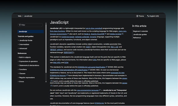 JavaScript